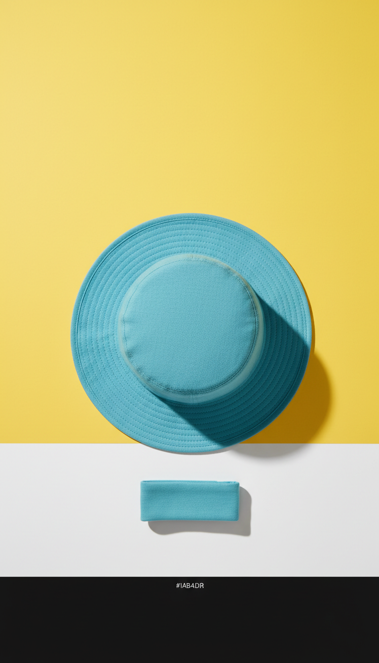 Chapeau de soleil à cordon sportif