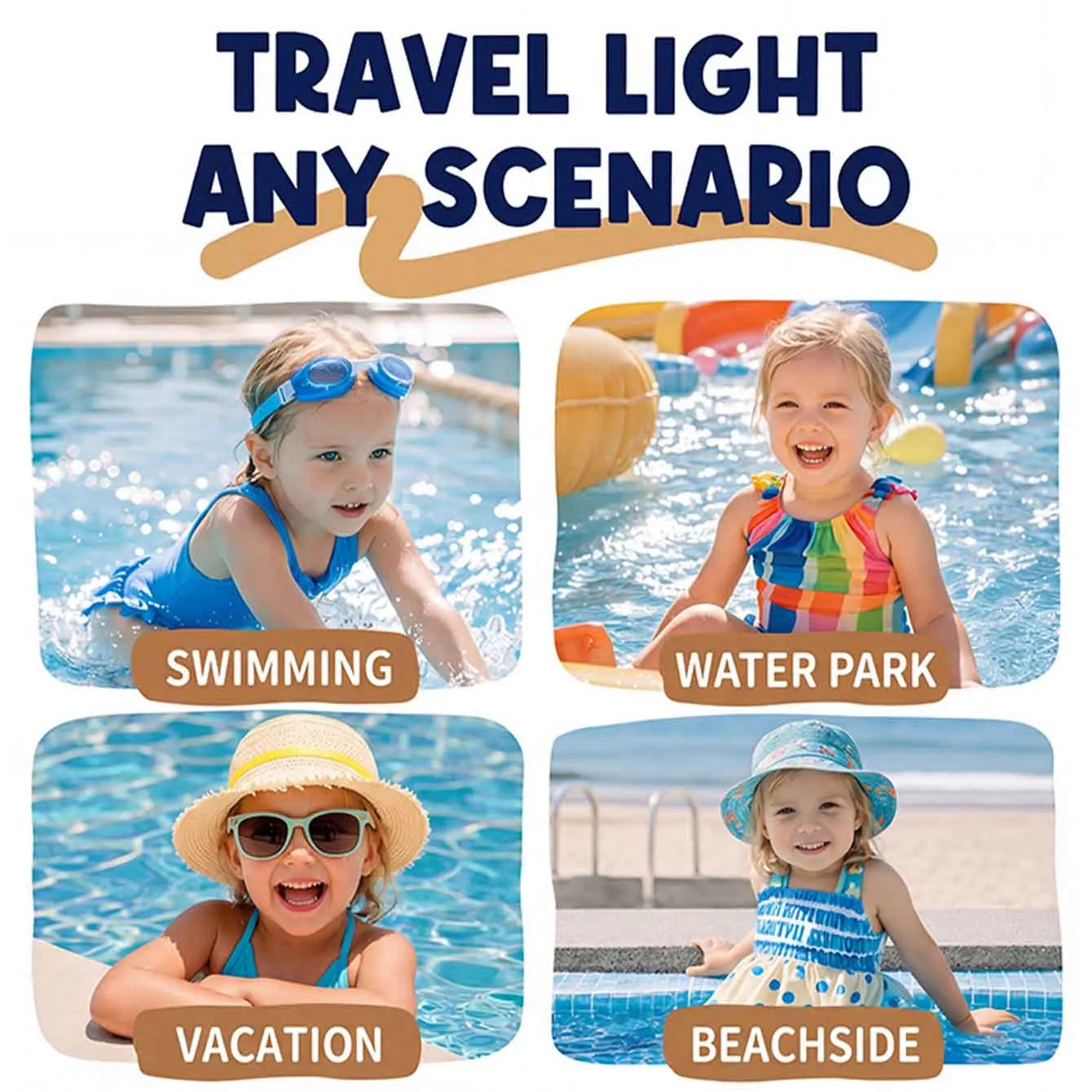 Gilet Gonflable Apprentissage Natation – Aide à la Flottaison Piscine