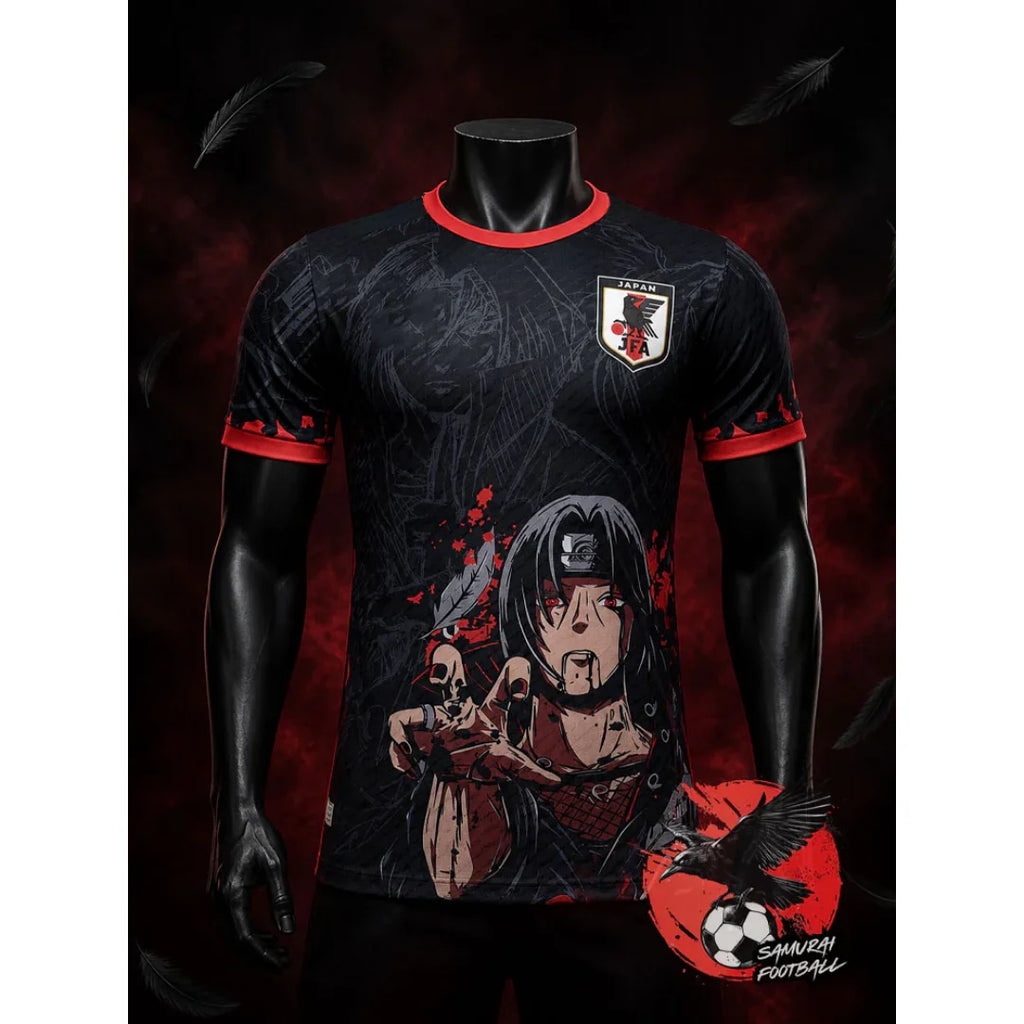 T-Shirt Anime Naruto – La Mort d'Itachi | Style Football Japonais Unisexe