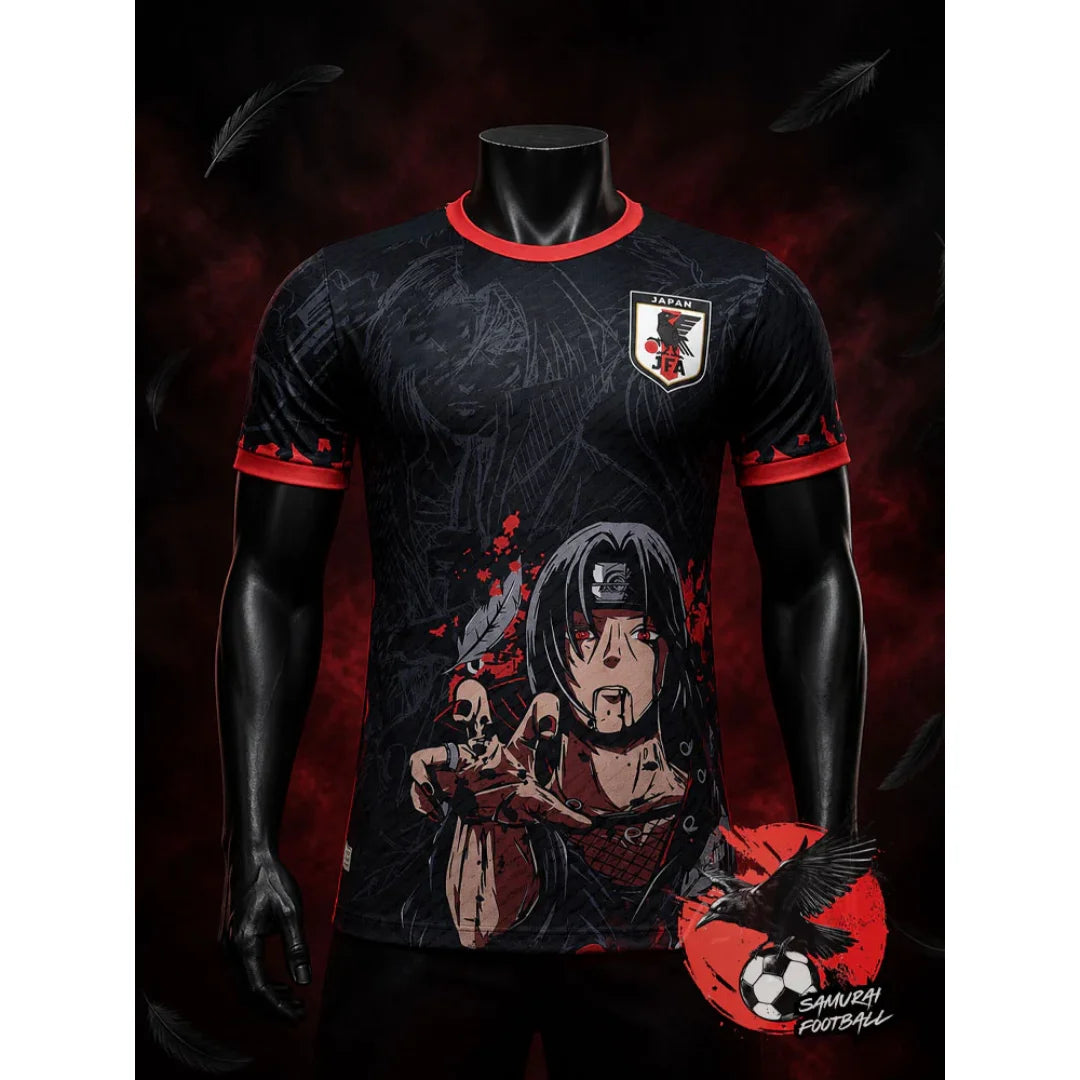 T-Shirt Anime Naruto – La Mort d'Itachi | Style Football Japonais Unisexe