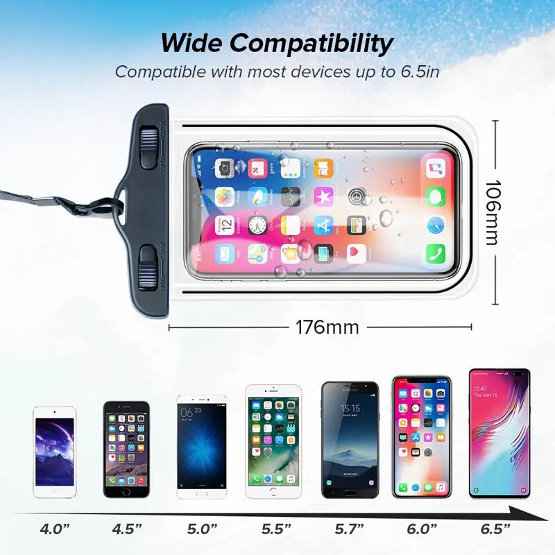 Housse imperméable universelle pour smartphone — Protection IP68