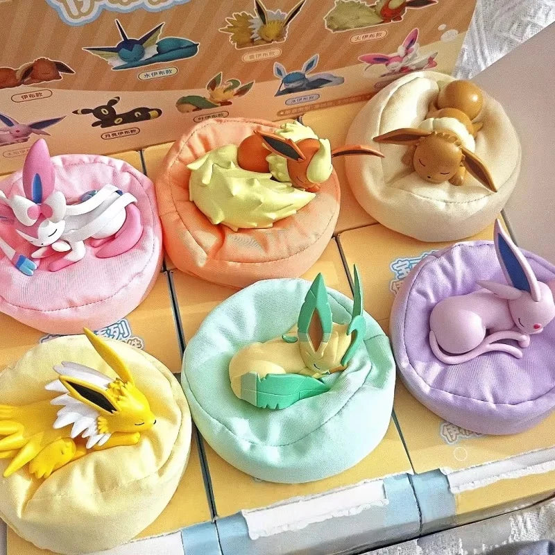 Pokémon Evoli & Évolutions – Figurine Sleeping Series (Blind Box)