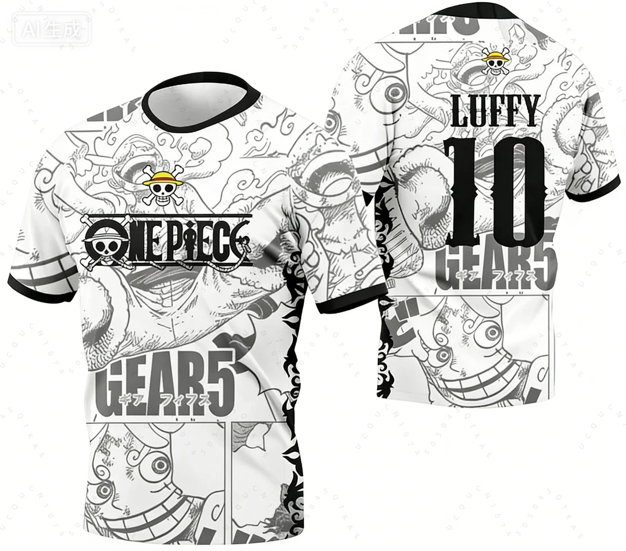 T-Shirt Anime One Piece – Luffy 2026 | Coton Unisexe S-6XL