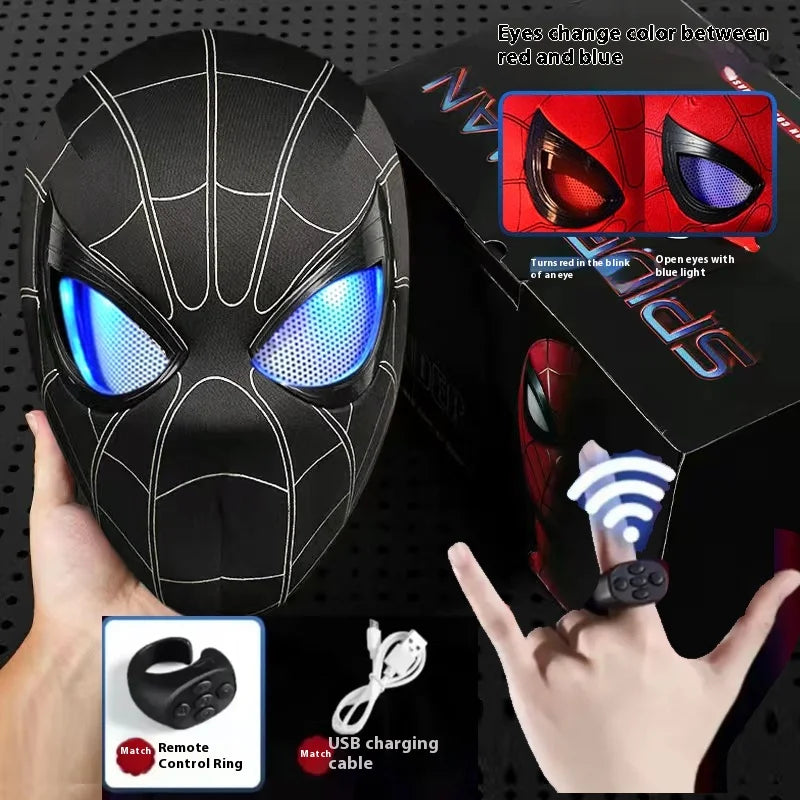 Masque Spider-Man Électrique Télécommandé – Yeux contrôlable   | Cosplay