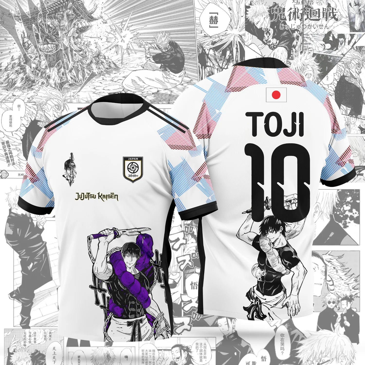 T-Shirt Anime Jujutsu Kaisen – Gojo Satoru | Style Manga Unisexe