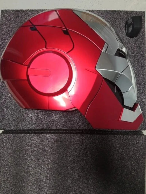 Casque Iron Man MK5 Électrique – Commande Vocale & Télécommande | Échelle 1:1