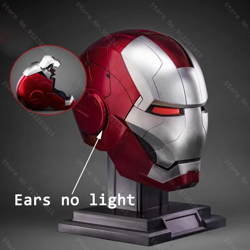 Casque Iron Man MK5 Électrique – Commande Vocale & Télécommande | Échelle 1:1