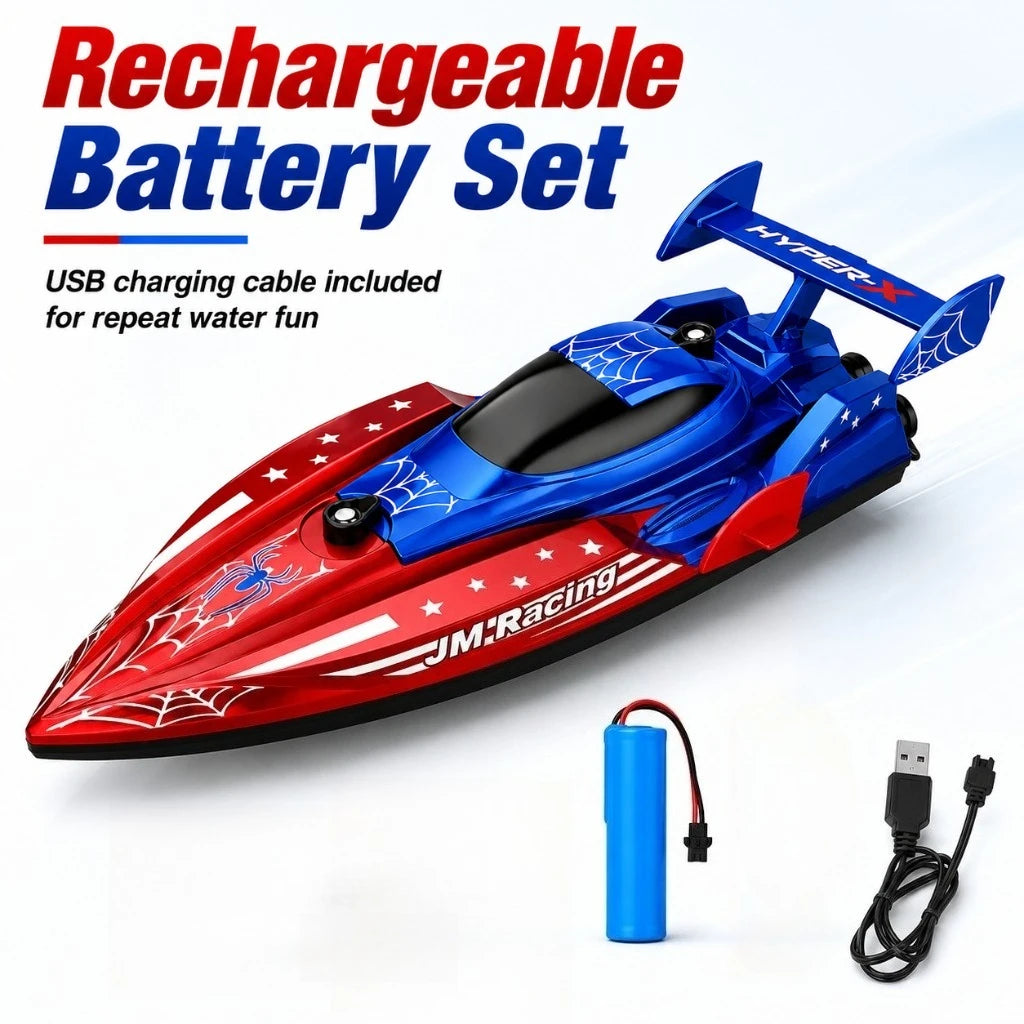 Bateau Télécommandé RC – Lot de 2 pour Enfants | Jeu Aquatique