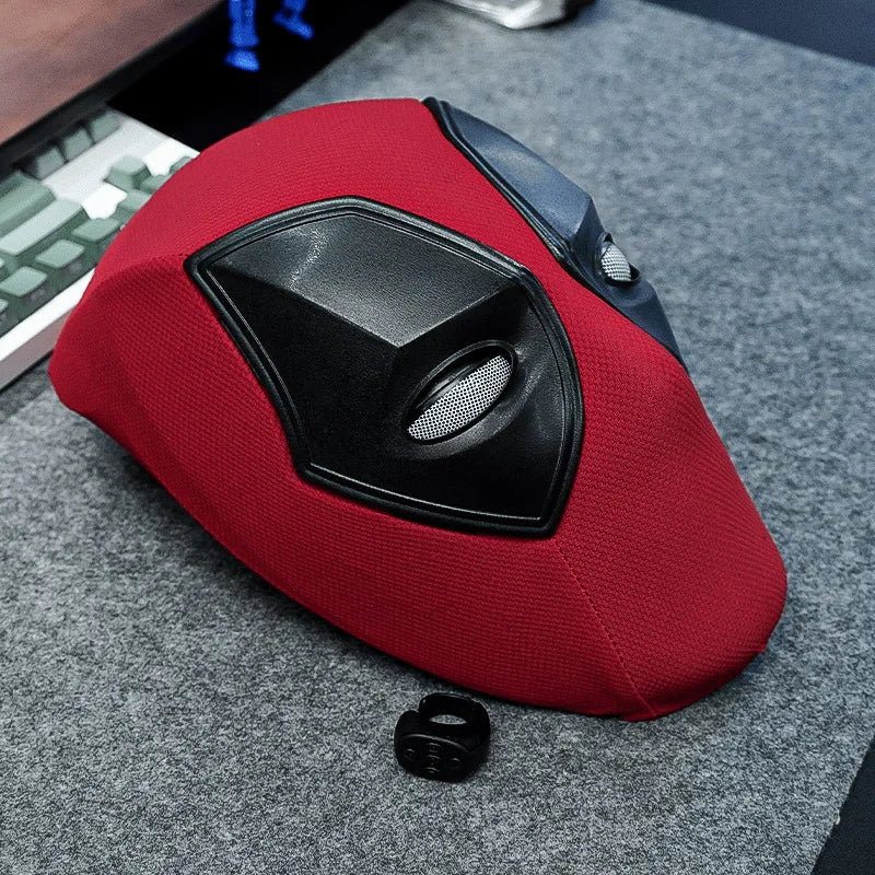 Casque Électrique Deadpool – LED Clignotante & Brillante | Cosplay Marvel