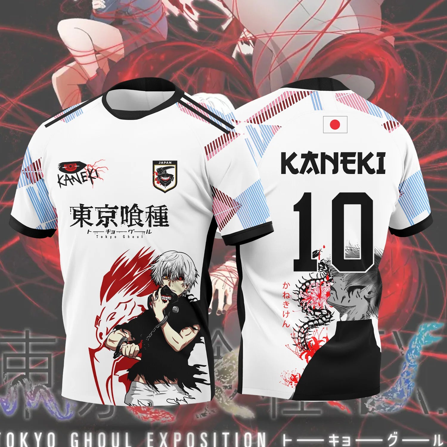 T-Shirt Anime Tokyo Ghoul – Style Manga Japonais | Unisexe XXS-6XL