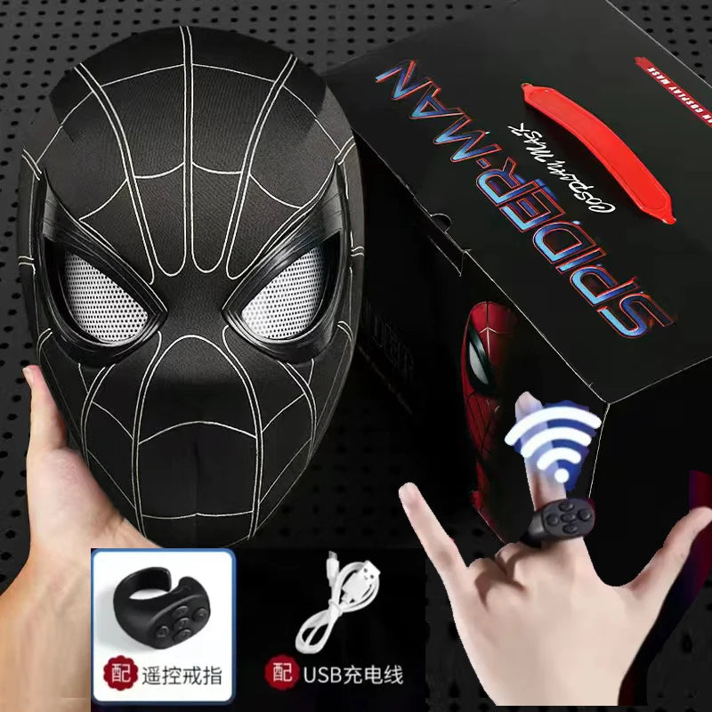 Masque Spider-Man Électrique Télécommandé – Yeux contrôlable   | Cosplay