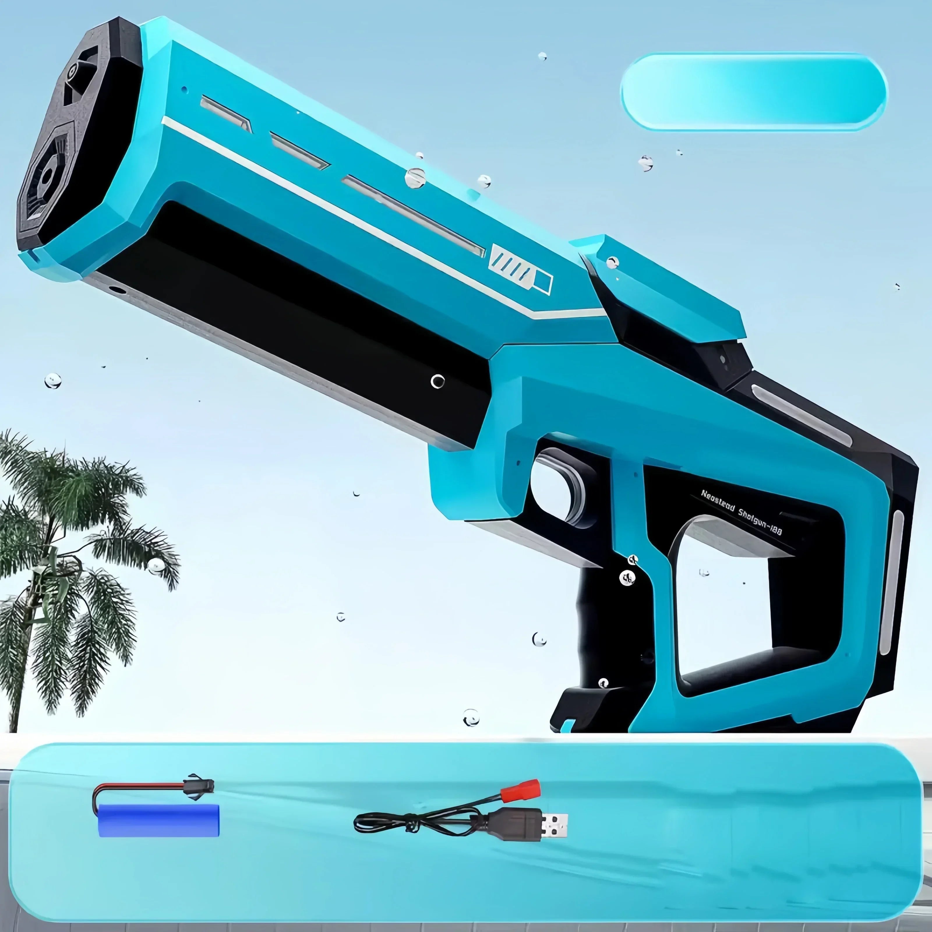Pistolet à eau électrique rechargeable
