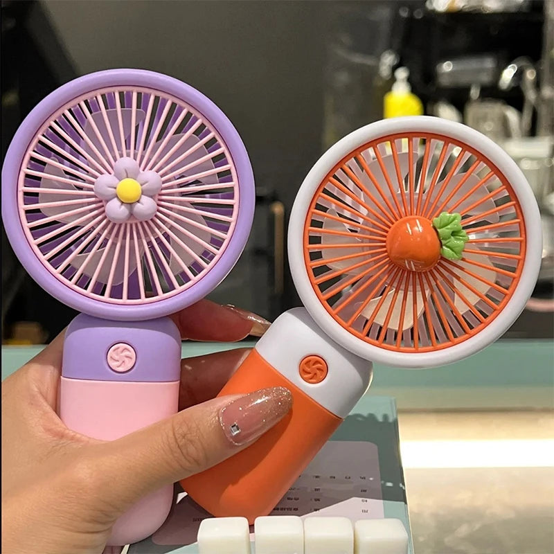 Mini ventilateur USB rechargeable - Main libre ou sur table