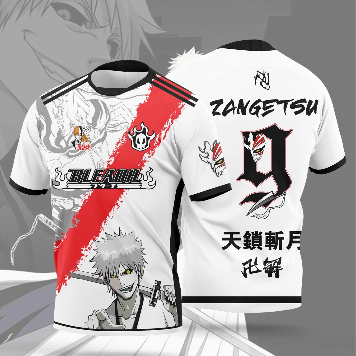 T-Shirt Anime Bleach – Style Manga Japonais | Unisexe XXS-6XL