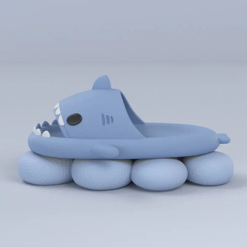 Claquettes Shark – Semelle Épaisse Antidérapante | Tailles 36-49