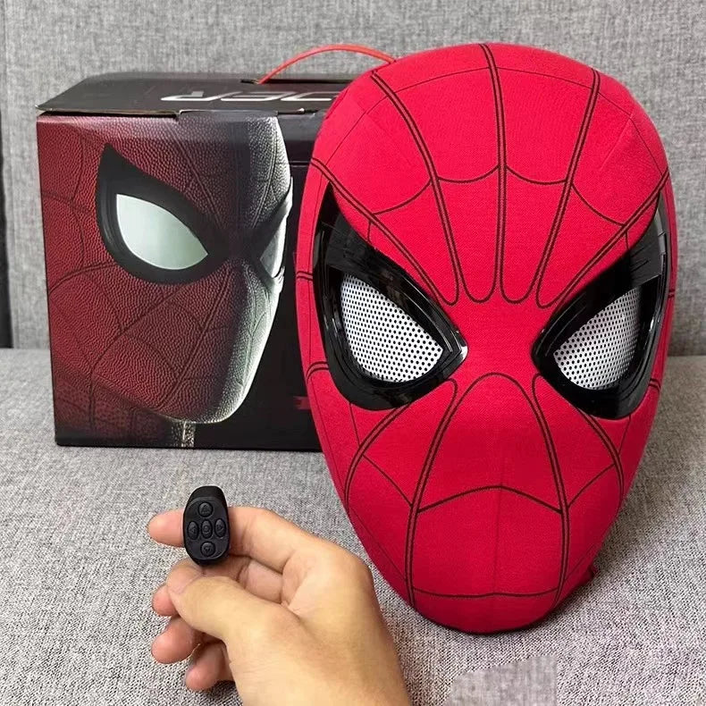 Masque Spider-Man Électrique Télécommandé – Yeux contrôlable   | Cosplay