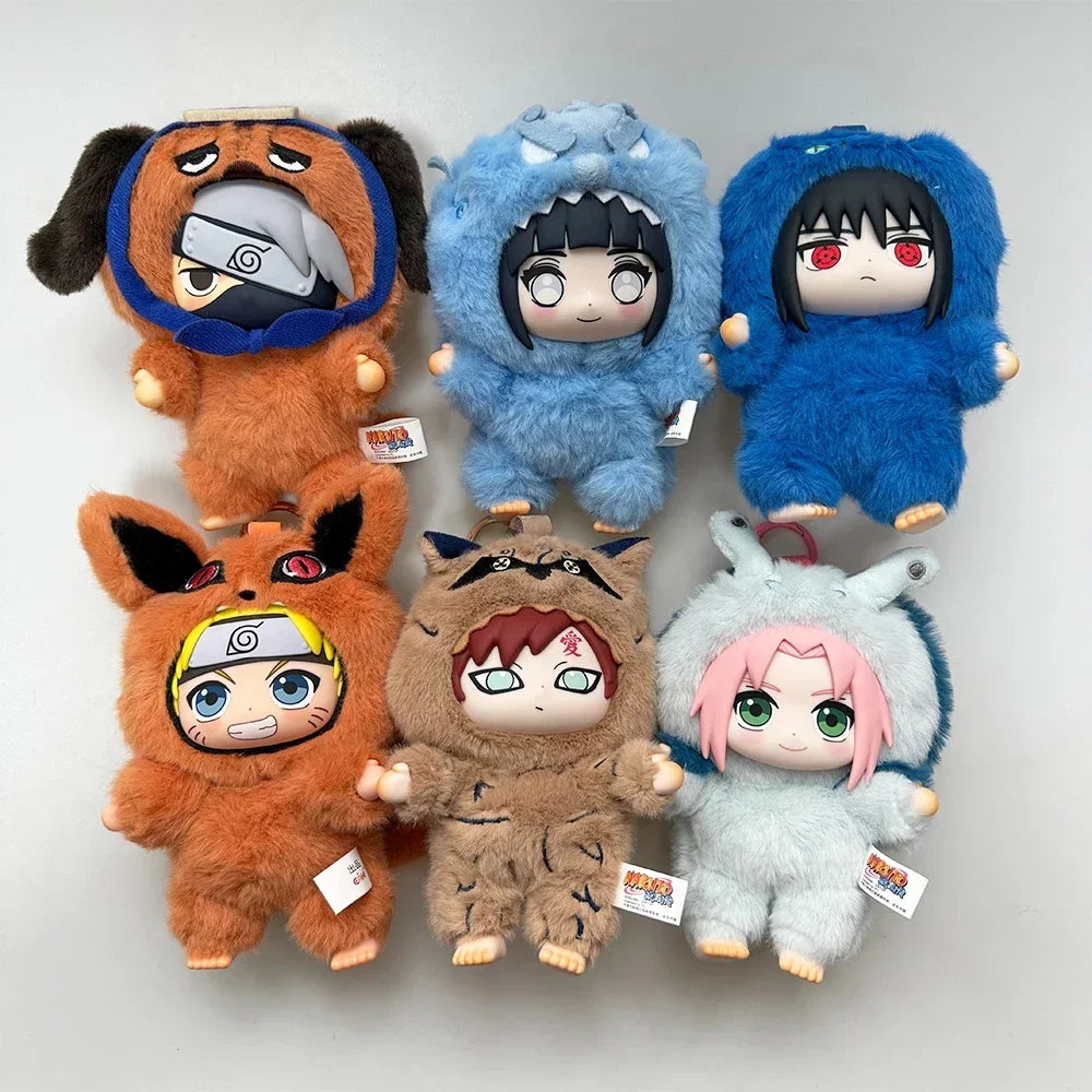 2026 A Series of Cute Plush Toys, Cartoon Backpacks, Pendants, Anime Peripheral Gift Boxes Naruto Blind Box Gifts Toy Collection