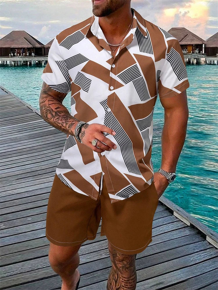 Ensemble Chemise + Short Homme