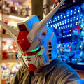 Casque Gundam RX78 Lumineux Full Face – LED Intégrées | Cosplay & Collection