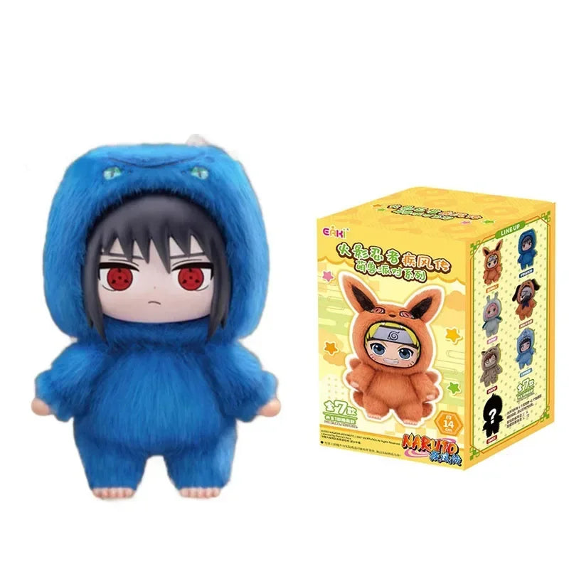 2026 A Series of Cute Plush Toys, Cartoon Backpacks, Pendants, Anime Peripheral Gift Boxes Naruto Blind Box Gifts Toy Collection