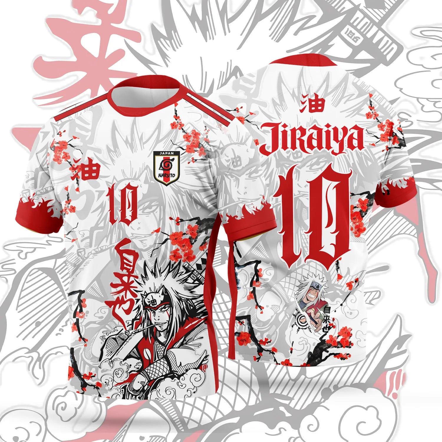 T-Shirt Anime Naruto – Jiraiya le Sage | Style Japonais Unisexe