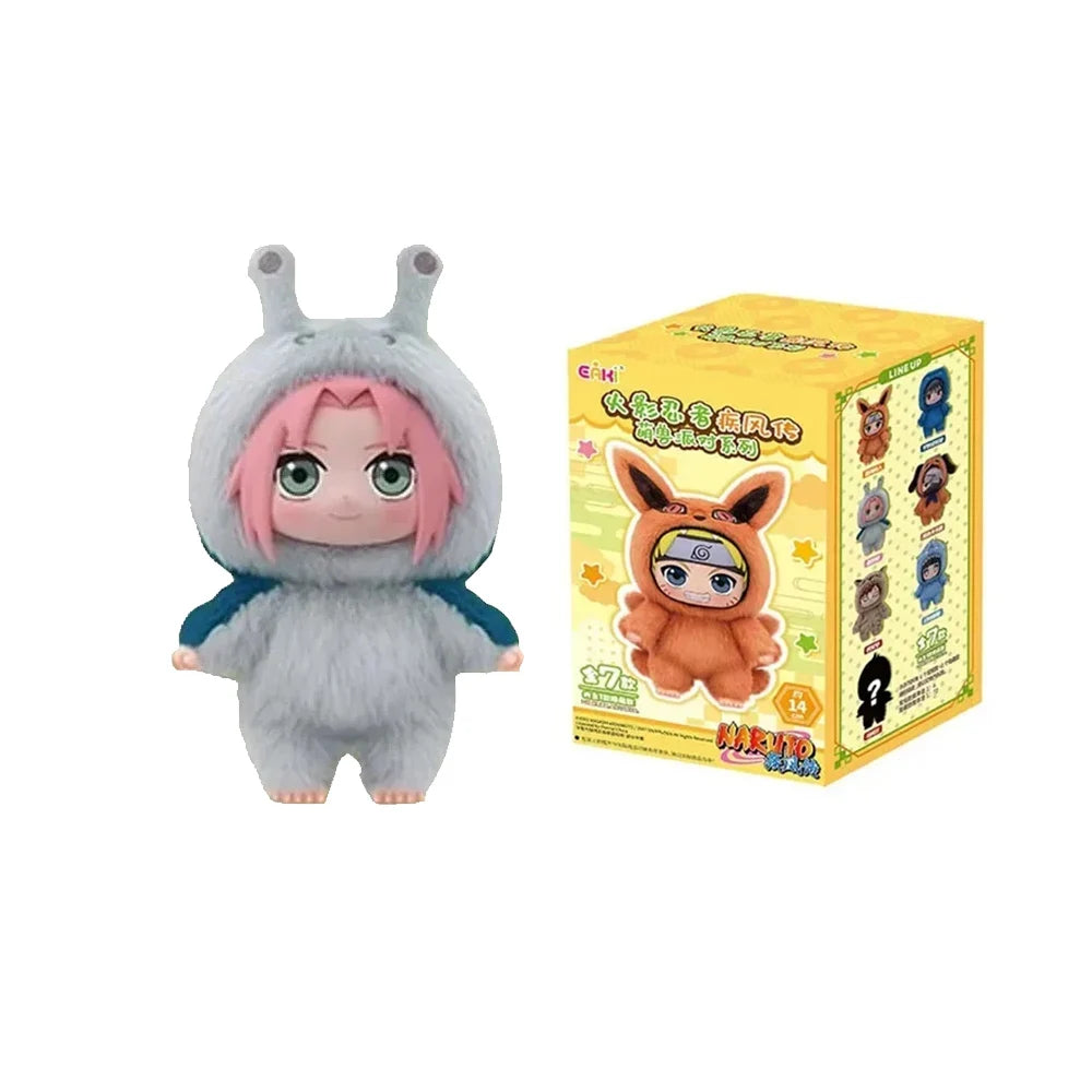 2026 A Series of Cute Plush Toys, Cartoon Backpacks, Pendants, Anime Peripheral Gift Boxes Naruto Blind Box Gifts Toy Collection