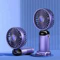 Ventilateur rechargeable LED avec affichage digital