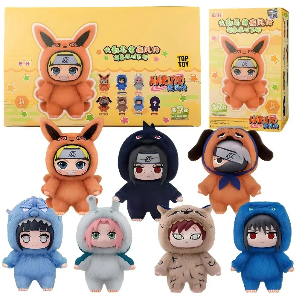TOP TOY × EAKI Naruto – Cute Beast Party Blind Box (Figurine Vinyle & Peluche)