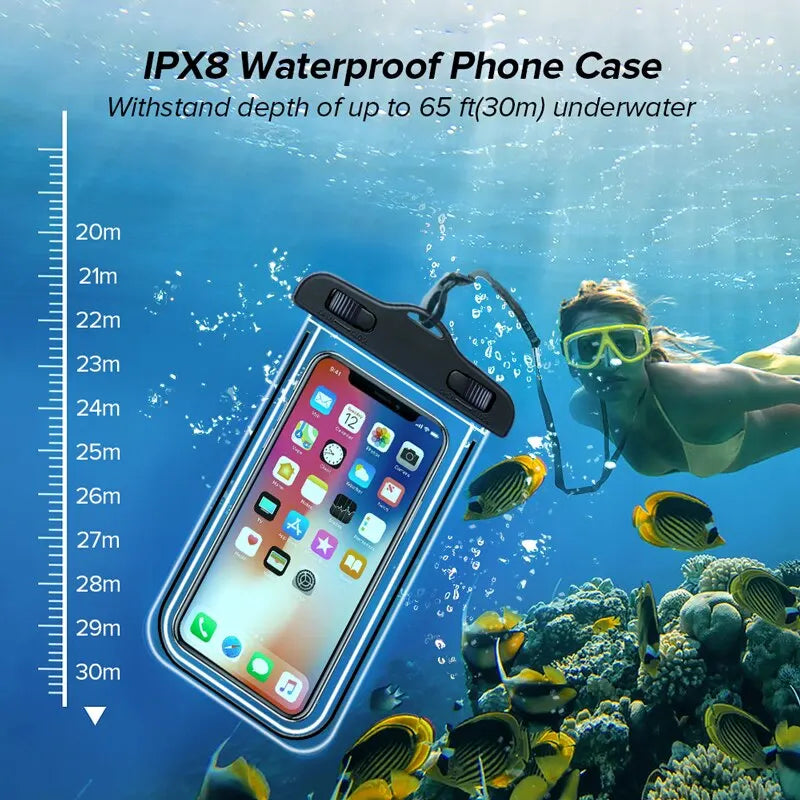 Housse imperméable universelle pour smartphone — Protection IP68