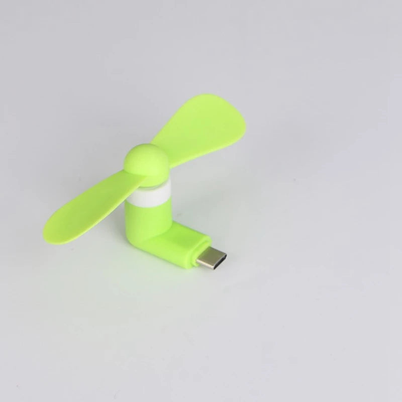 Mini Ventilateur USB Type-C – Portable & Rechargeable pour Smartphone