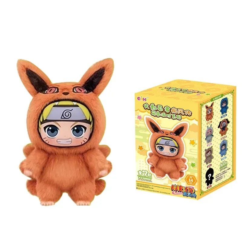 2026 A Series of Cute Plush Toys, Cartoon Backpacks, Pendants, Anime Peripheral Gift Boxes Naruto Blind Box Gifts Toy Collection