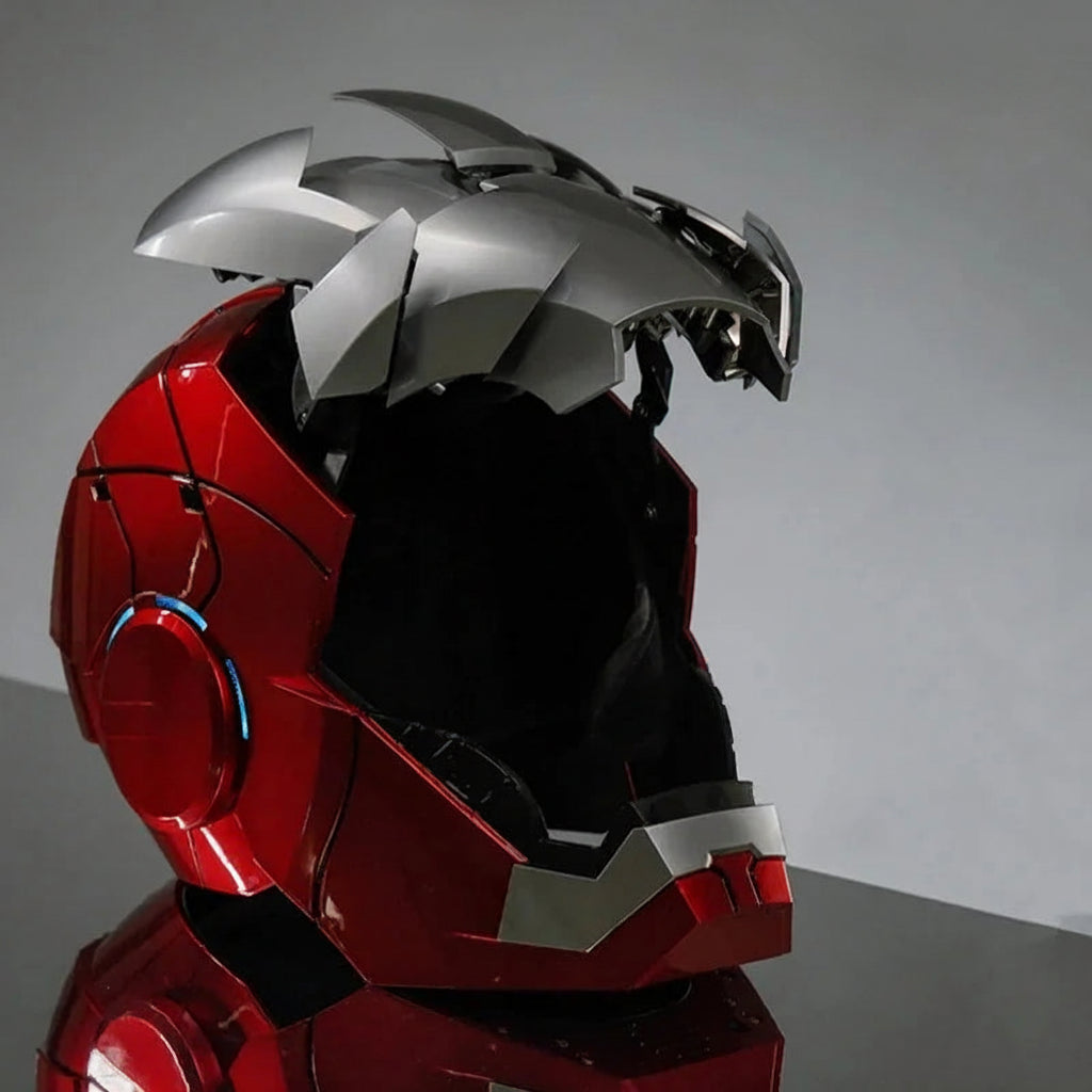Casque Iron Man MK5 Électrique – Commande Vocale & Télécommande | Échelle 1:1