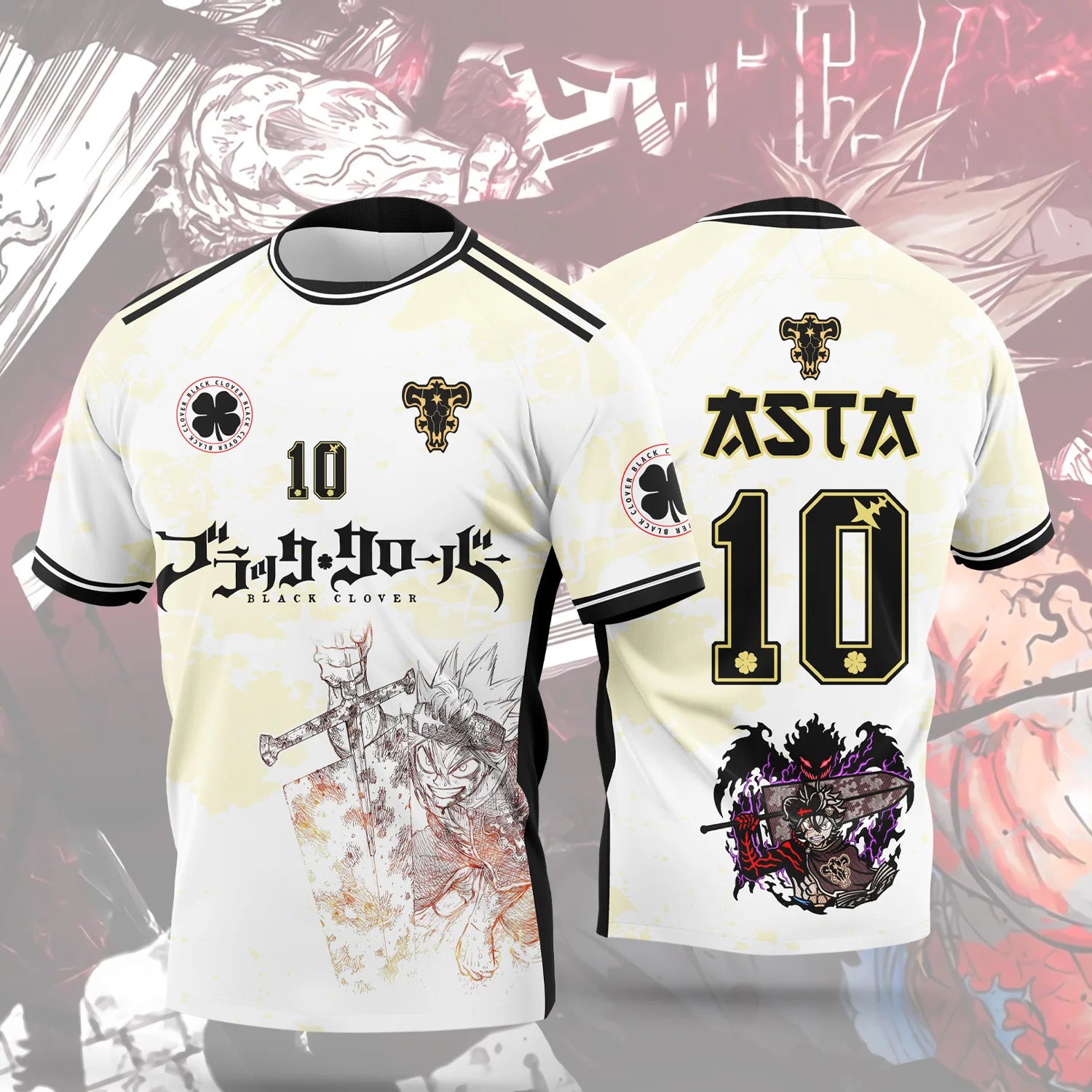 T-Shirt Anime Black Clover – Style Manga Japonais | Unisexe XXS-6XL