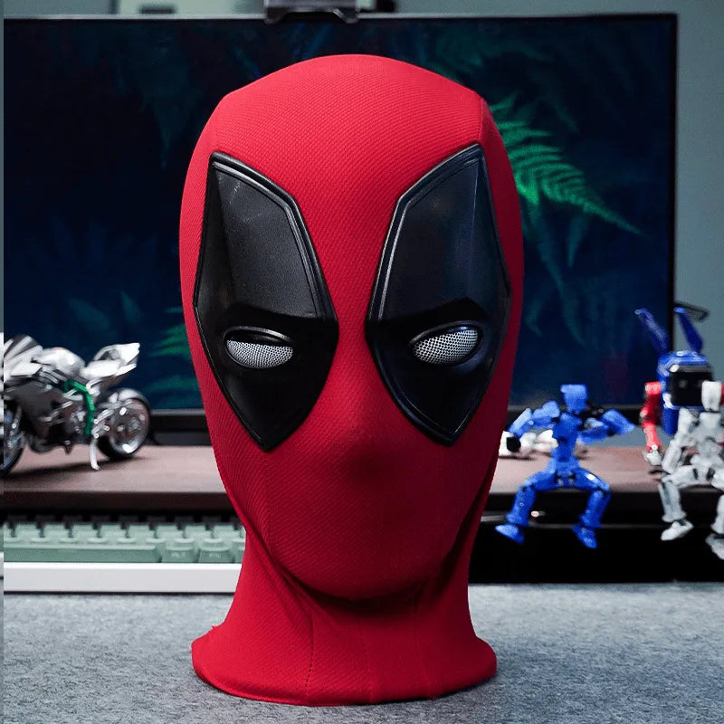 Casque Électrique Deadpool – LED Clignotante & Brillante | Cosplay Marvel